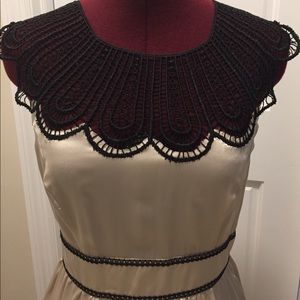 Amazing 100% silk and lace dress